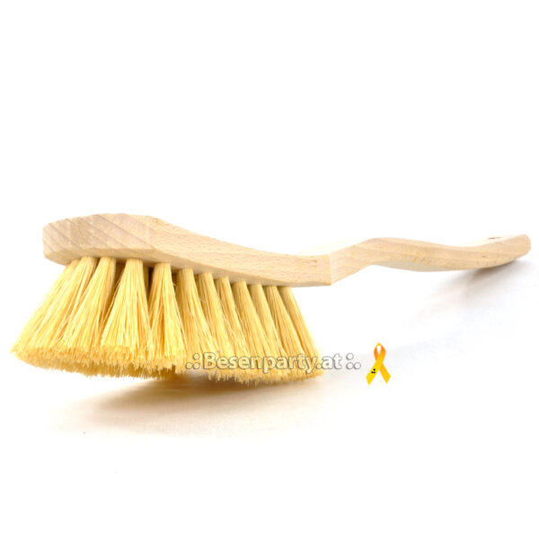 Wannenbürste mit Stiel, unbehandeltes Buchenholz, Fibre