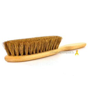 Polsterbürste mit Stiel, geöltes Buchenholz, helle Borste