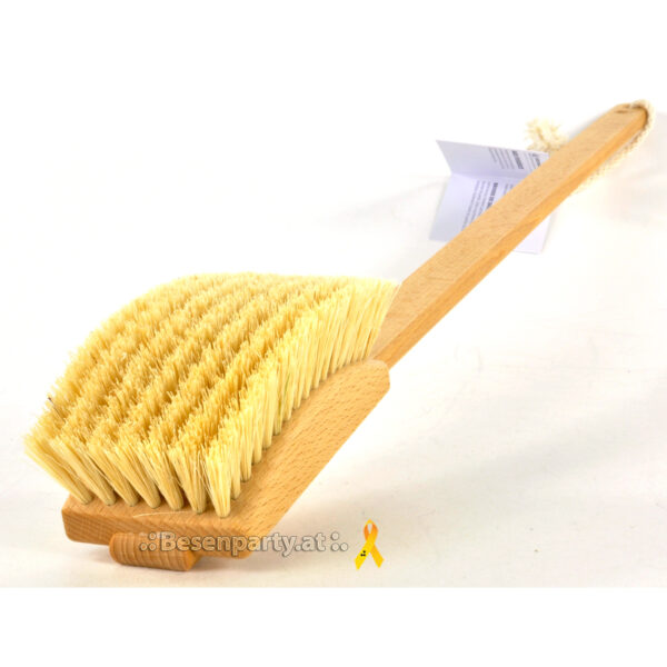 Bade-/Fußbürste, mit festem Stiel, geöltes Buchenholz, Fibre