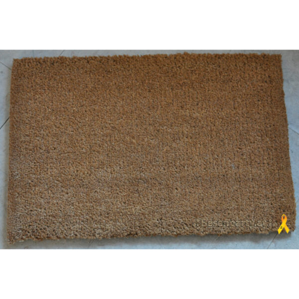 Schmutzfangmatte Extra India Velours natur, ca. 45 x 75cm, traditionelle Webart