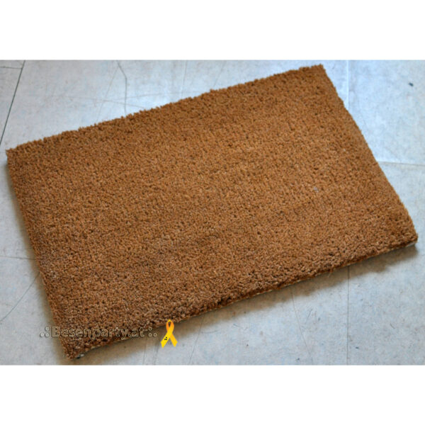 Schmutzfangmatte Extra India Velours natur, ca. 45 x 75cm, traditionelle Webart